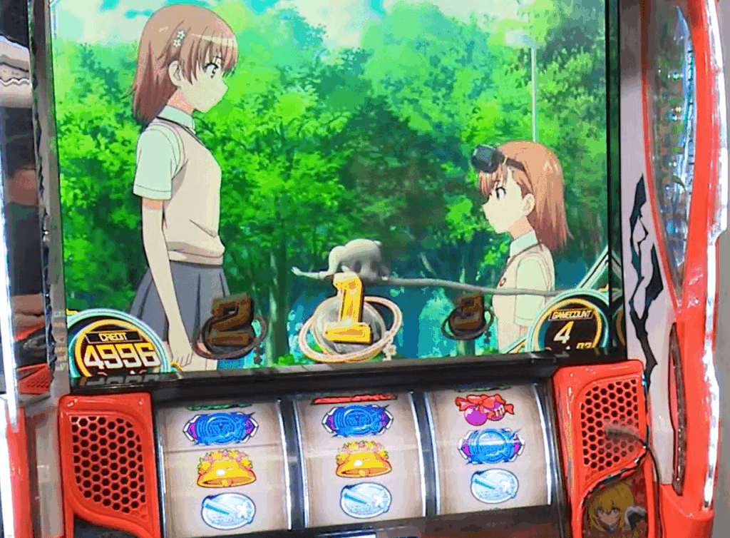 通常時に黄色ナビからのリプレイや1枚役