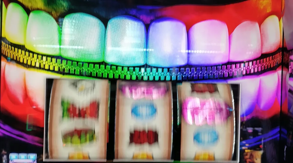 レインボー噛みつき